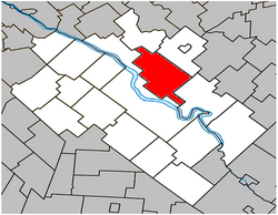 Saint-Cyrille-de-Wendover Quebec location diagram